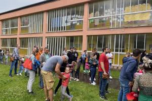 Beh školskou záhradou - “beh s ockom”